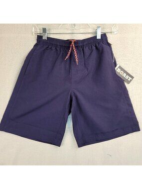 NEW Boast Boys S Navy Club Shorts Athletic Drawstring Country Club Tennis Preppy